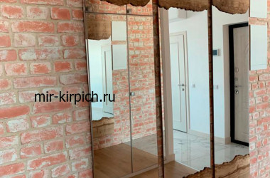 Отделка квартиры декоративным кирпичом Loft R-9
