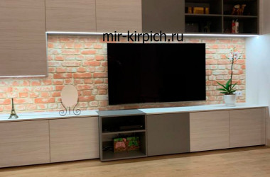 Отделка квартиры декоративным кирпичом Loft R-9