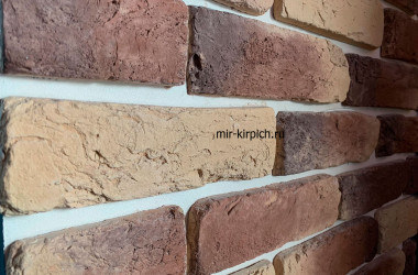 Декоративный кирпич Мадрид 440 в отделке ресторана в Подмосковье