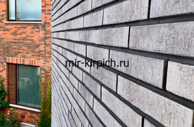 Ригельная плитка Сиэтл 403 Mix на фасаде здания