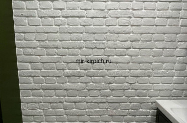 Гостиная в стиле Loft с декоративным кирпичом Ivory