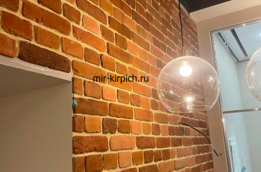 Комната в стиле Лофт с декоративным кирпичом Izhora