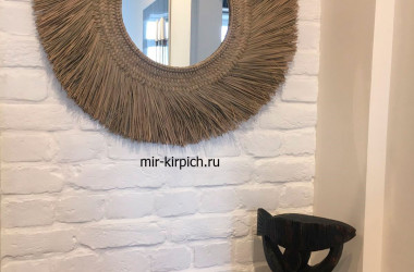 Декоративный кирпич Славянка в интерьере студии