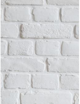 Белый гипсовый кирпич в стиле Loft White